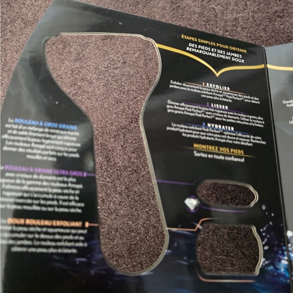 New Amope Pedi Perfect Pro Kit Rechargeable Foot File & Exfoliator Plus Refills - Picture 4 of 6